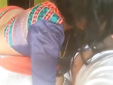 Indian Housewife Seducing Husband Giving Blowjob In Sari