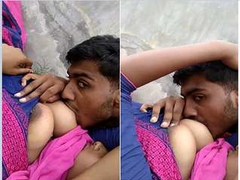 Desi Girl Boob Sucking By lover Outdoor