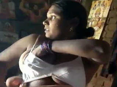 Her husband is recording the Desi MILF while she is revealing those big XXX