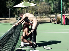 Slim Tennis Babe Ariana Grand Gets Wild Outdoors - XXX MILF Action!