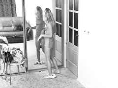 Cute teen hottie Liza dancing and showing her butt